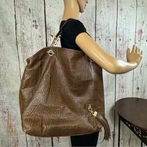 Louis Vuitton Paris Souple Whisper PM Chocolate Embossed leather bag limited